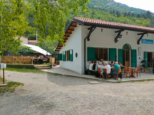 Il Rifugio Premuda, dove si svolgere l'evento Duelli tra i Monti