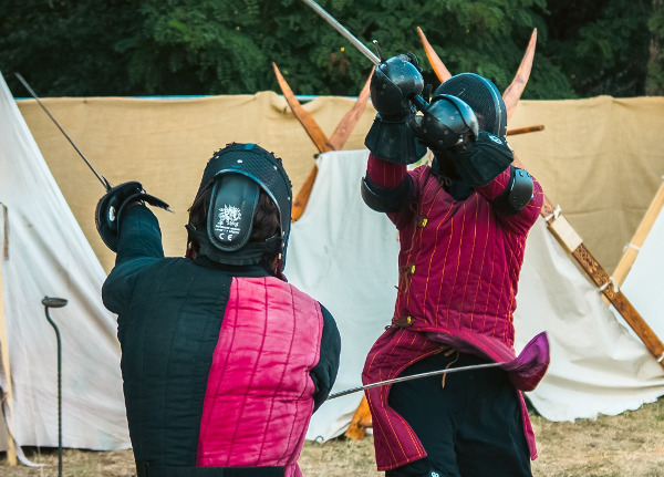 La scherma storica al Triskell Festival: un successo di pubblico e di squadra